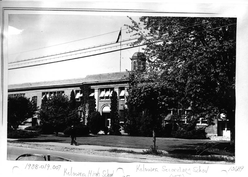 Kelowna High School, 1955